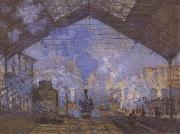 Claude Monet Gare Saint-Lazare Germany oil painting artist